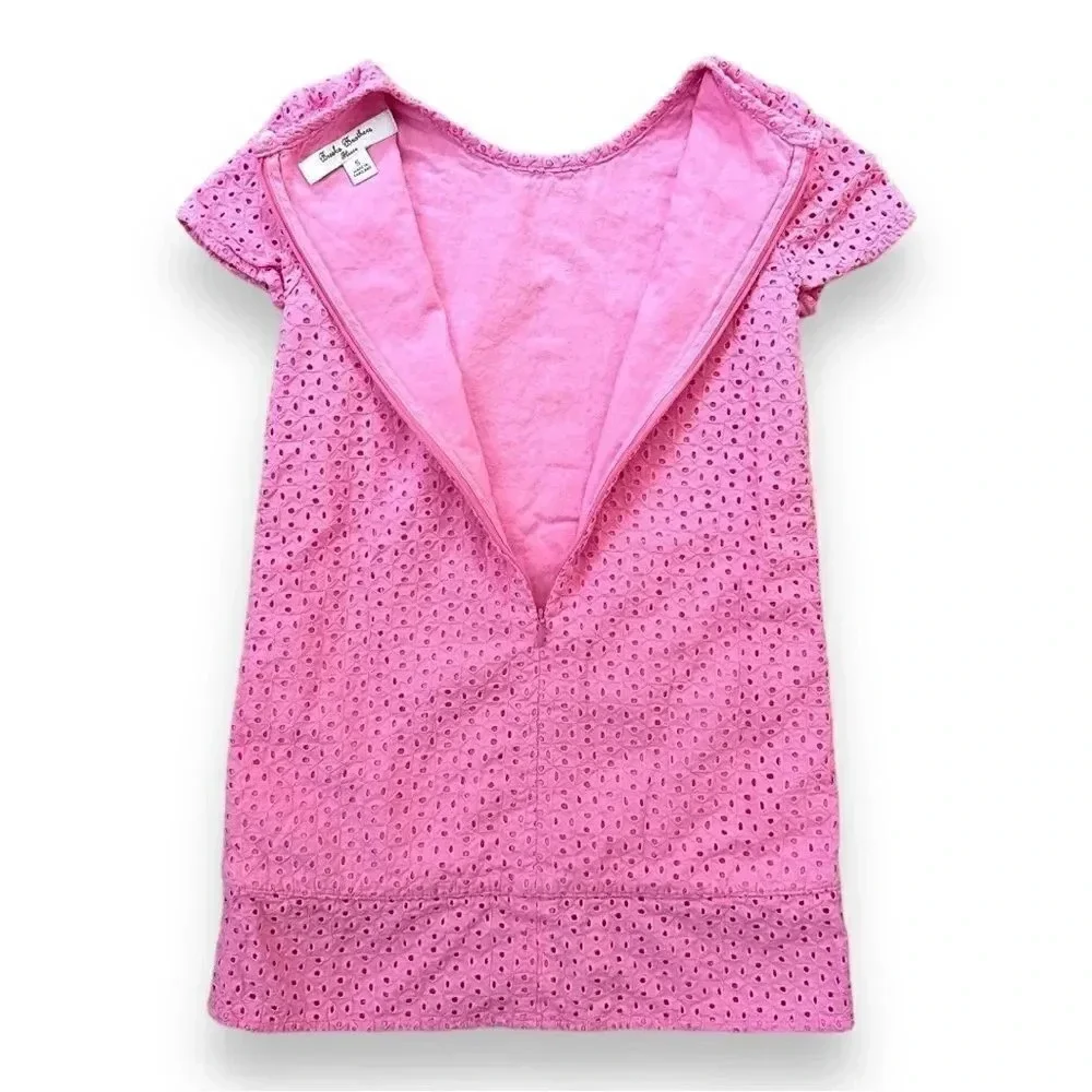 Brooks Brothers | Pink Eyelet Shift Dress (5) 💗